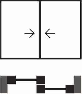 Baie vitree relevage millet