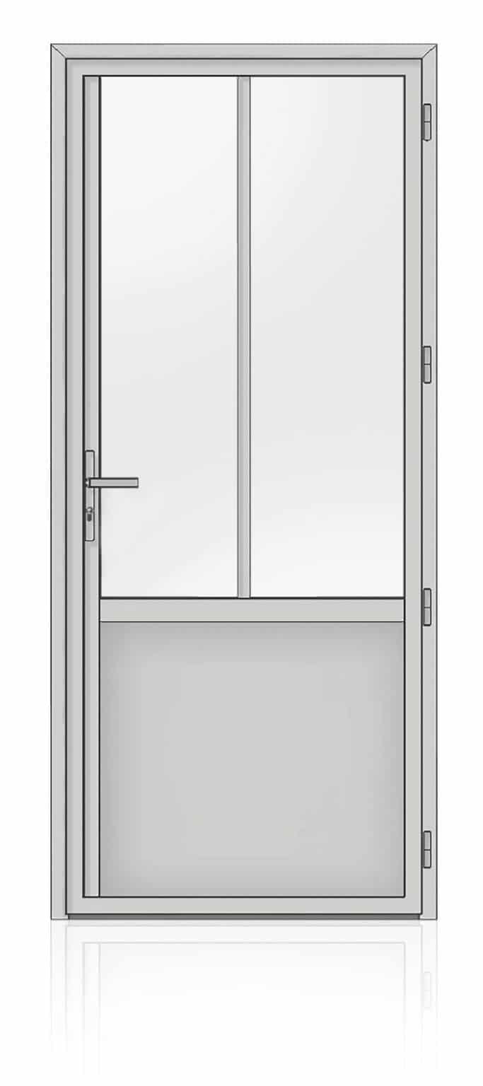 Jeu De Vitres De Porte HWAM Pour Poêles 2610m-2640m - NEUF - Transparent/noir